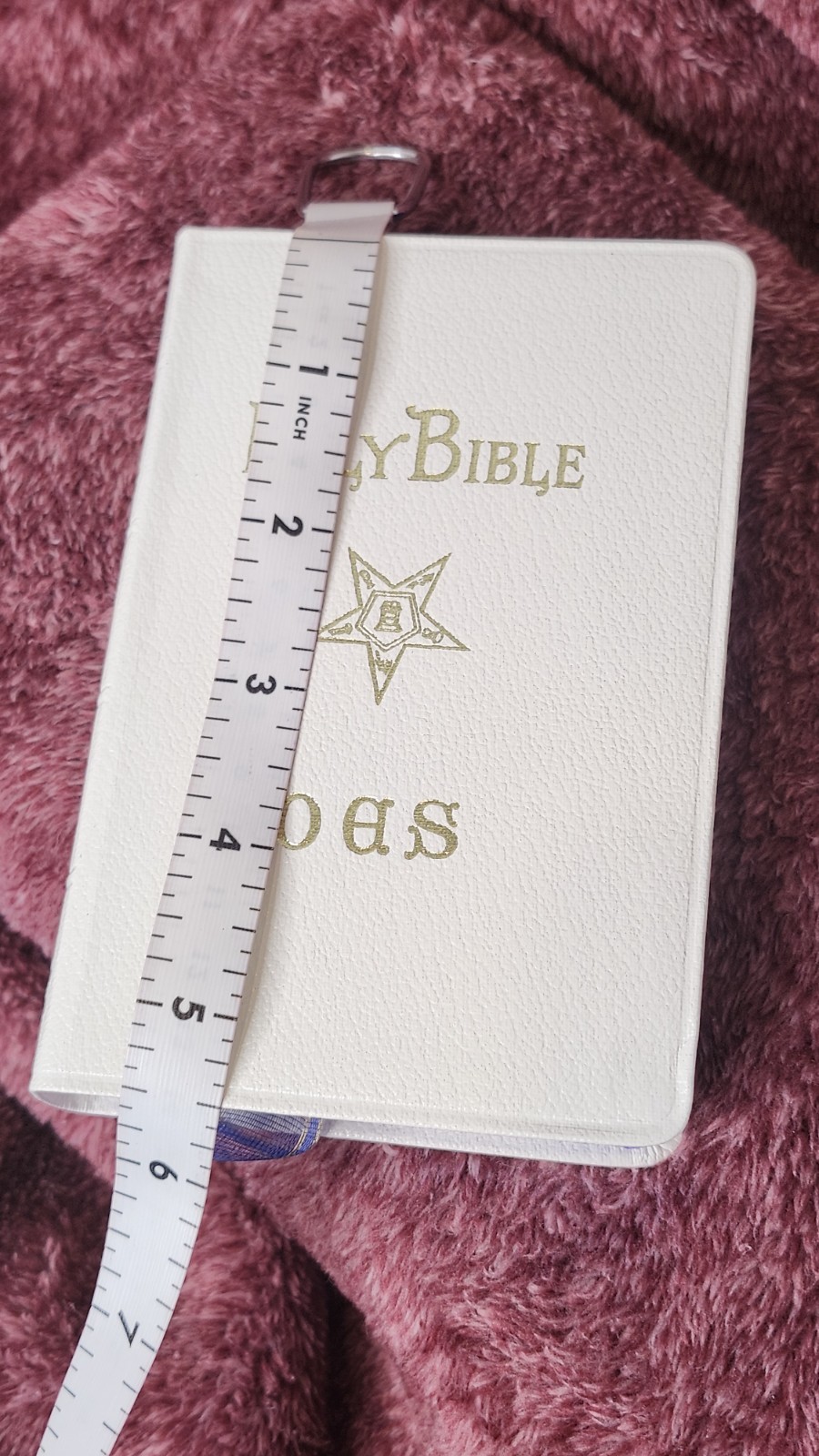 HOLY BIBLE * OES – Holman Edition KJV 5.5″x3.5″ – Eastern Star