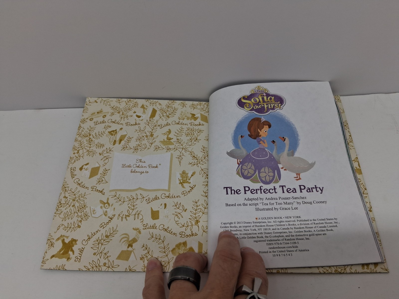 a little golden book disney Sofia The First