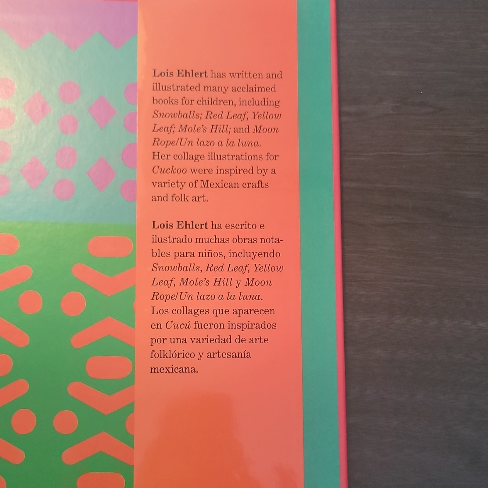 Cuckoo / Cucú / A Mexican Folktale by Lois Ehlert Bilingual Hardcover
