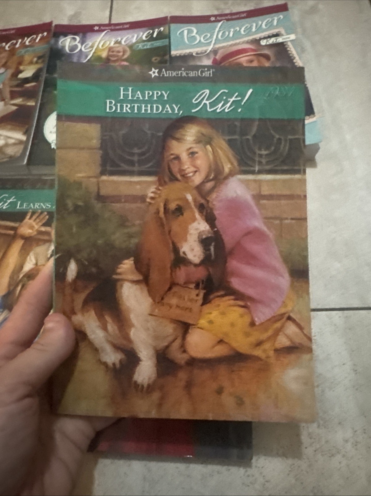 American Girl Kit Kittredge Book Lot Beforever 1 2 3 4 1930s Historical Fiction