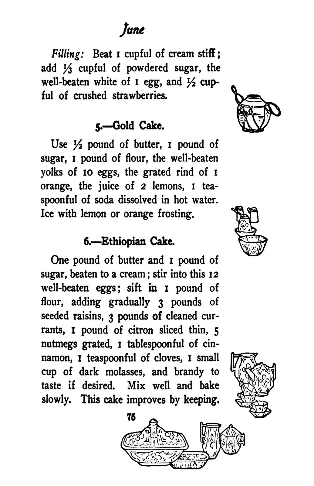 “1904” 365 Cakes and Cookies Vintage Cook Book 179 Pages