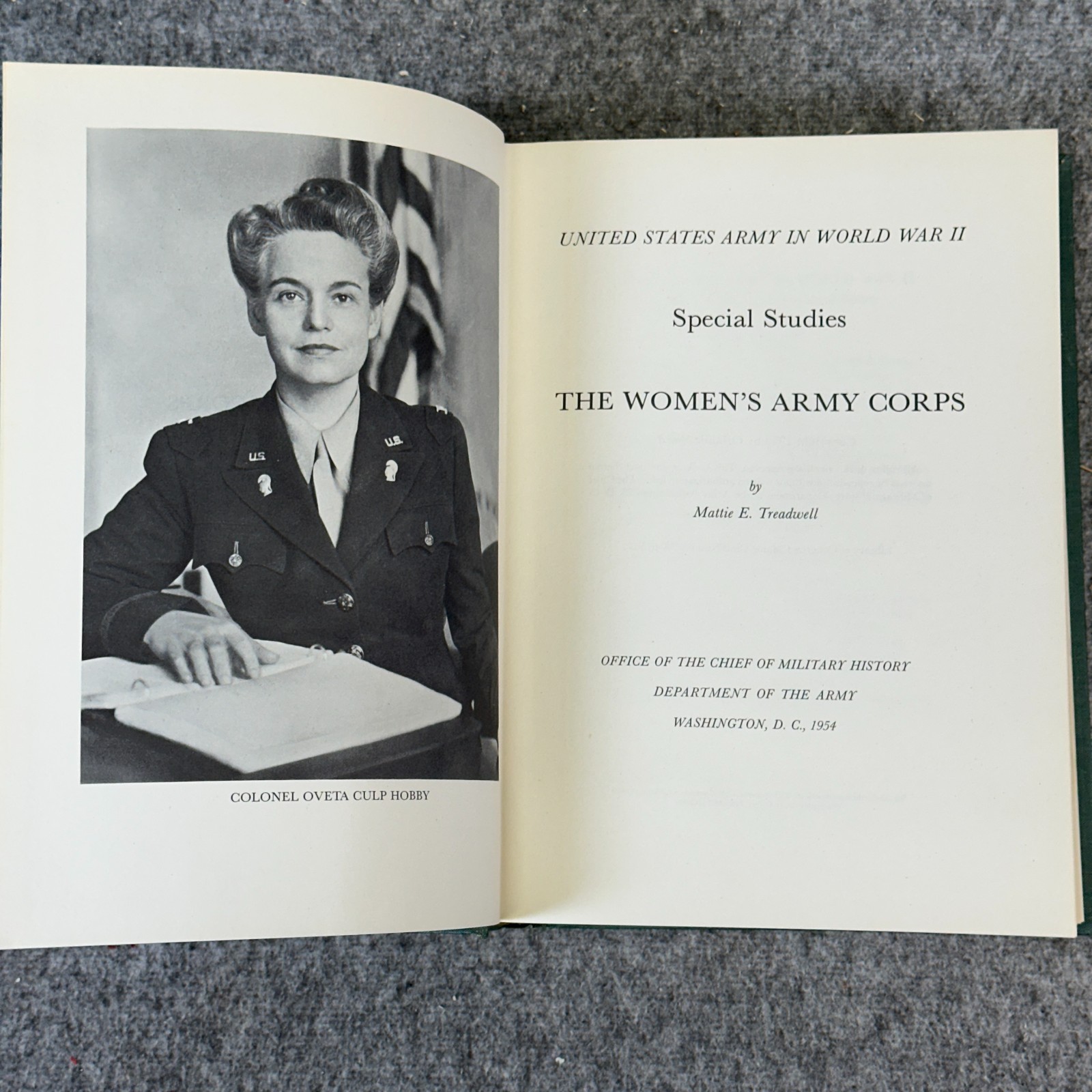US Army in World War II Special Studies The Women’s Army Corps HC