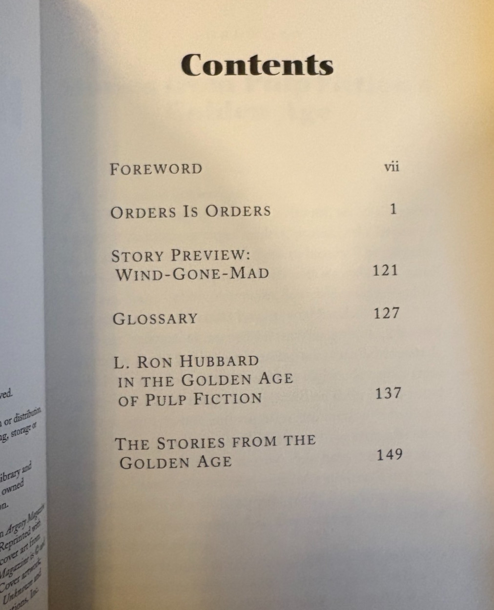 L. Ron Hubbard Pulp Fiction 2009 Reprint – Choose Your Book – Sci-Fi Mystery