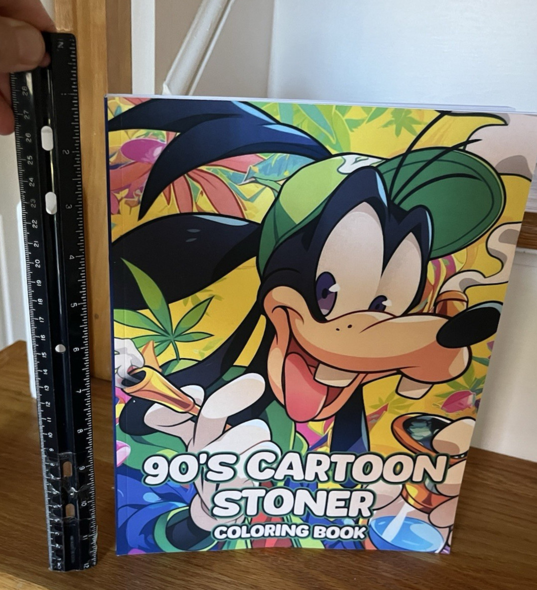 90’s Cartoon Stoner Coloring Book Paperback Made in USA — NOT FOR KIDS