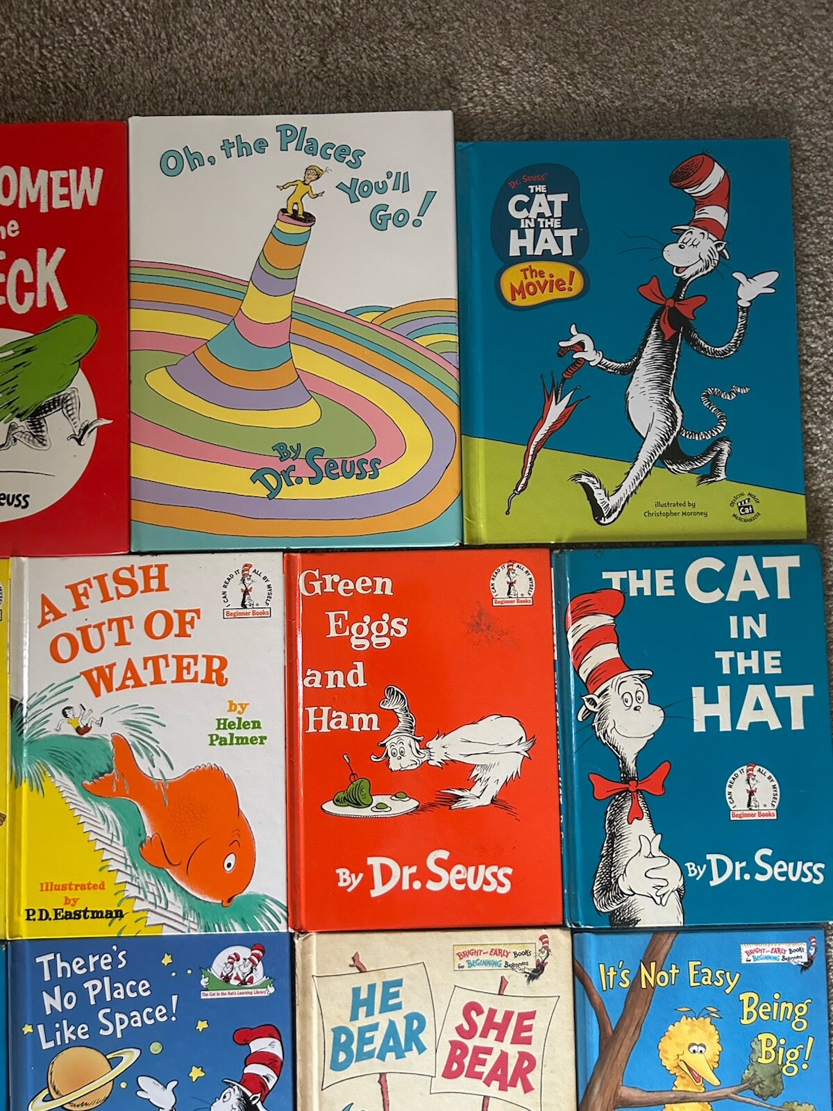 Lot of 21 DR SUESS Beginner Bright & Early Books, Berenstains Cat In The Hat