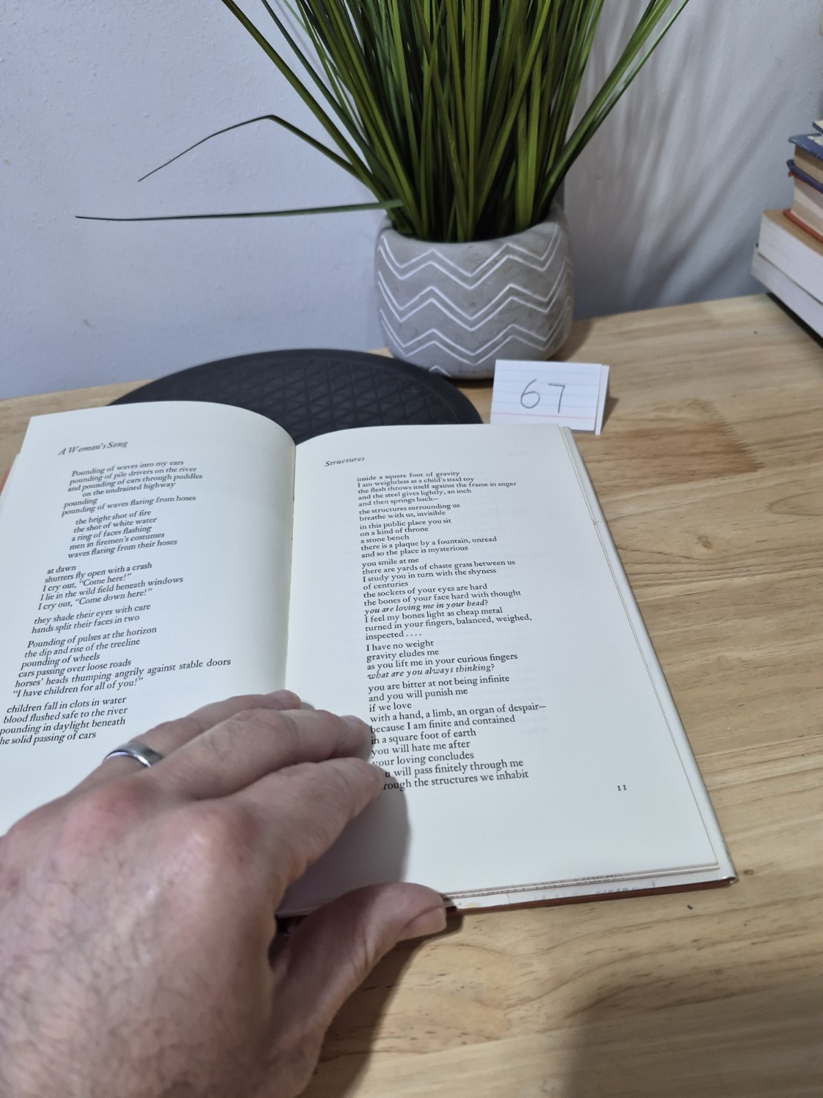 Angel Fire : Poems by Joyce Carol Oates 1973 Hardcover Dust Jacket