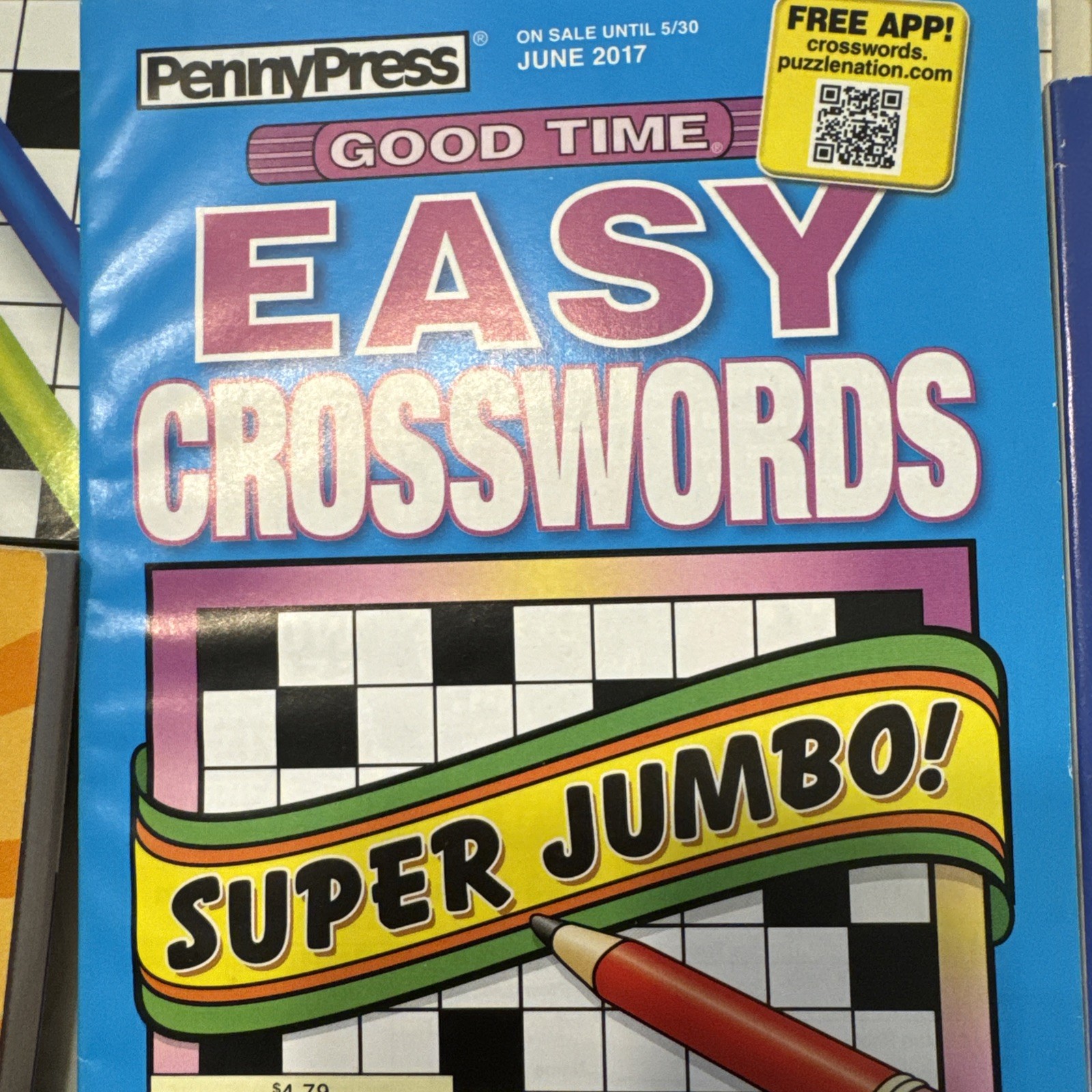 Lot of 14 Dell Penny Press ALL EASY Crossword Puzzle Books Unsorted