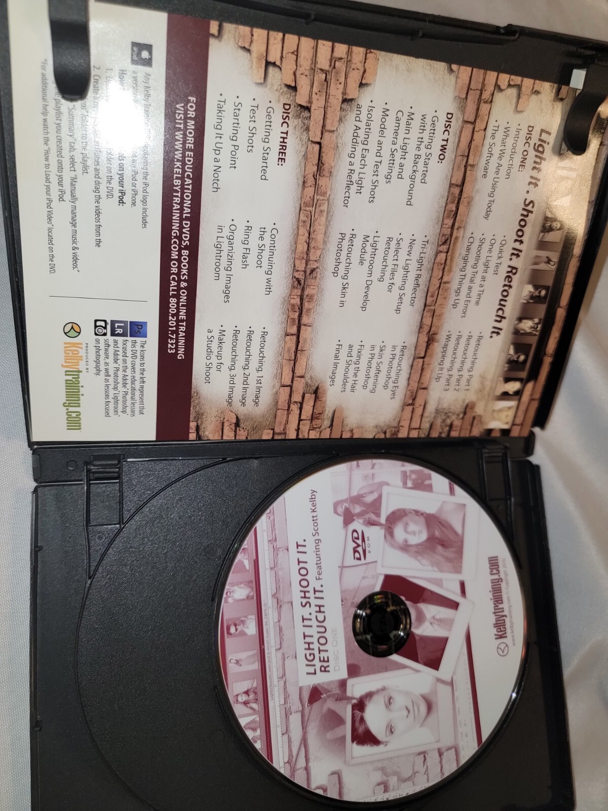 Light It Shoot It Retouch It 3 DVD Set Scott Kelby Photo Photoshop Training