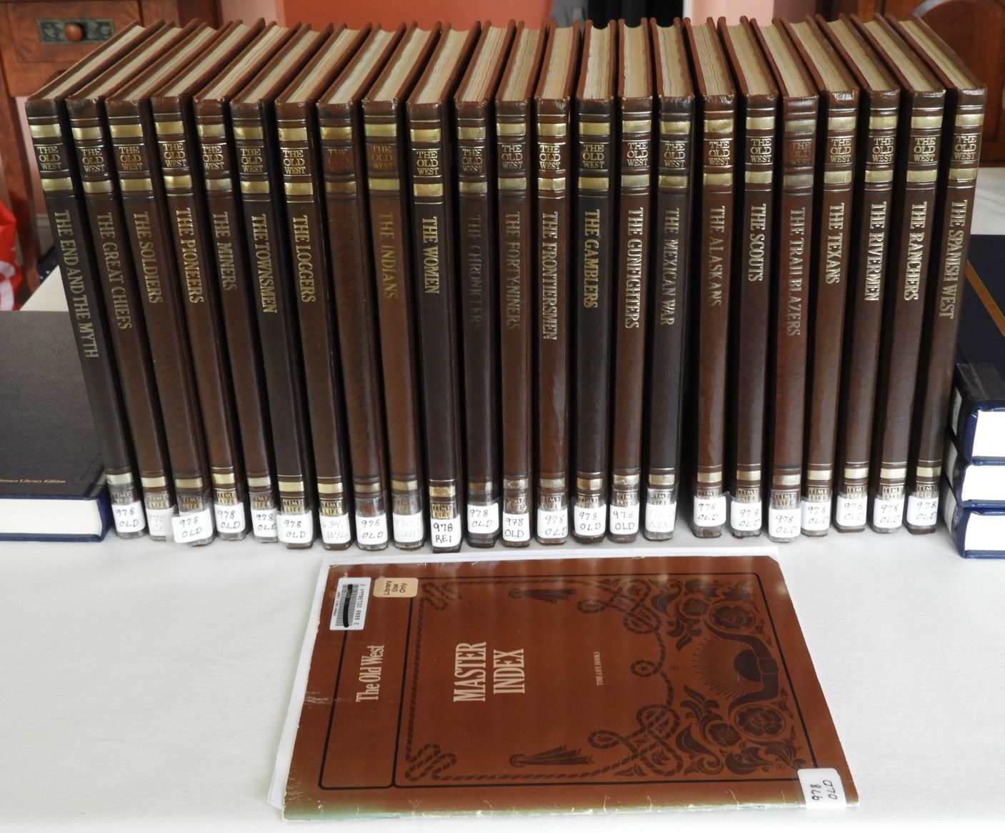 Classics of the Old West Time Life 23 Volumes Leather Bound Vintage