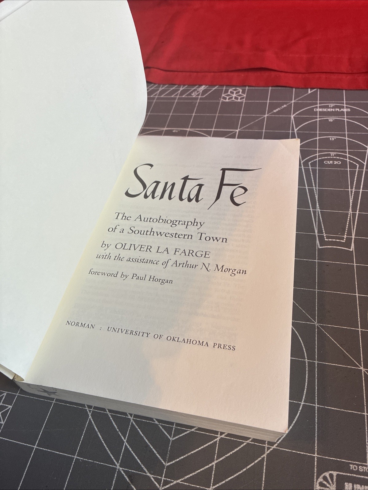 Vintage 1985 Santa Fe by Oliver La Farge Fifth Printing