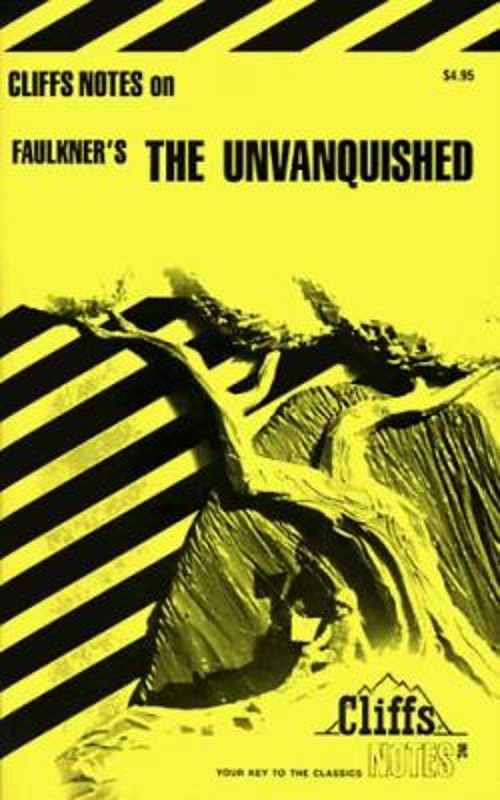 The Unvanquished Paperback Cliffs Notes Staff