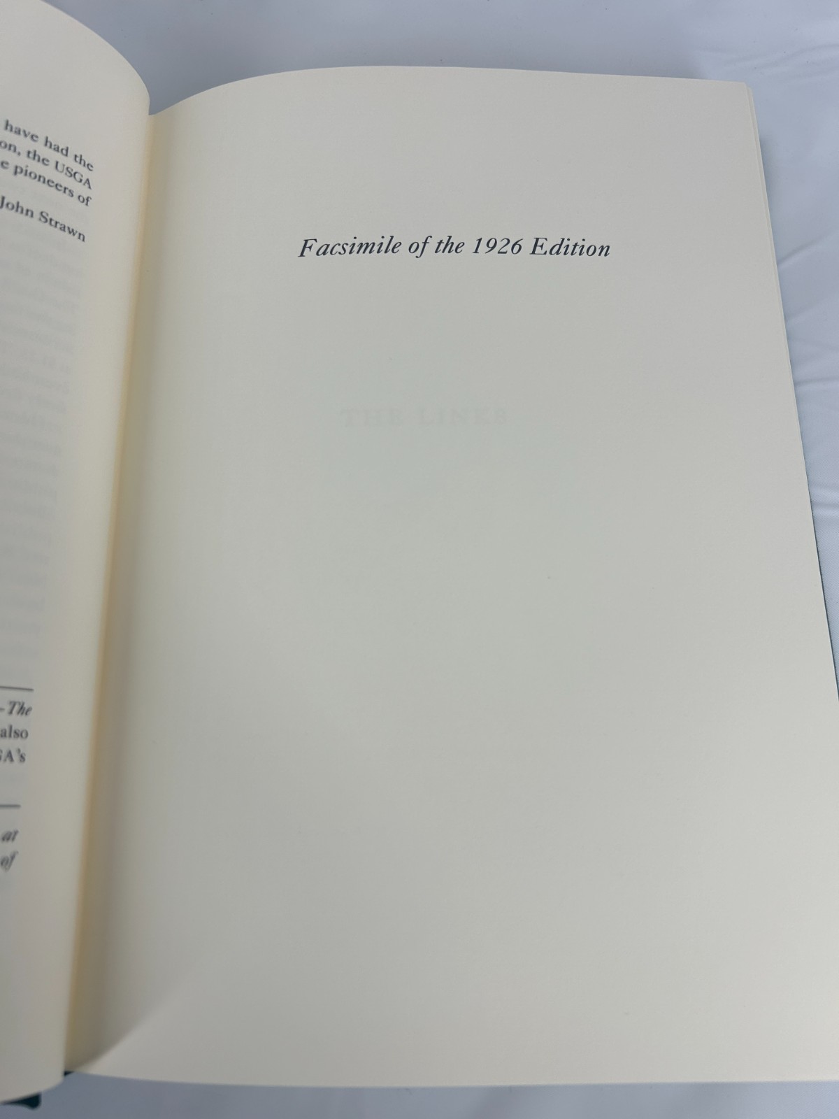 The Links Robert Hunter USGA Facsimile Limited Edition