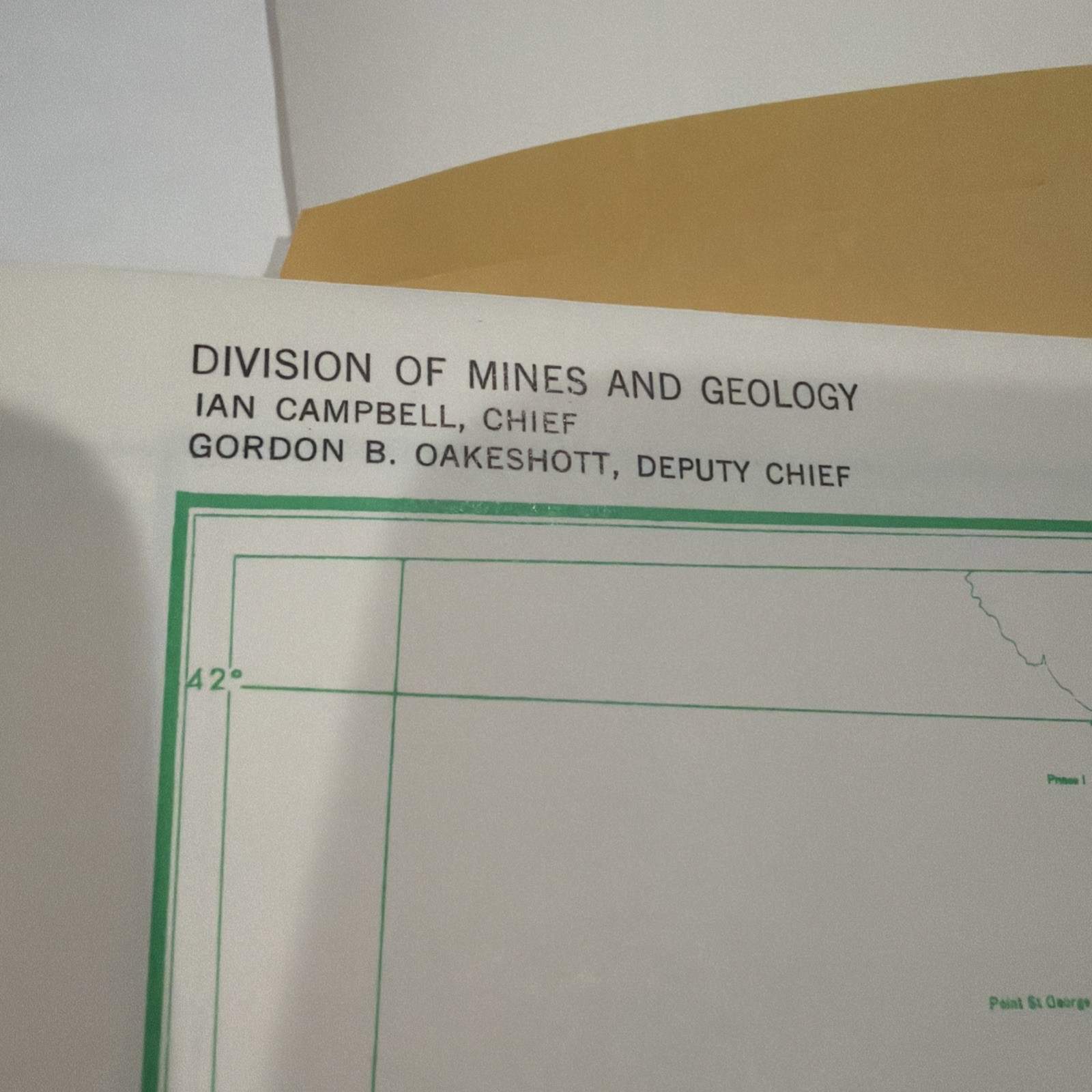 Gold Districts Of California Bulletin 193 w/ Fold-Out Map 6th Printing 1992