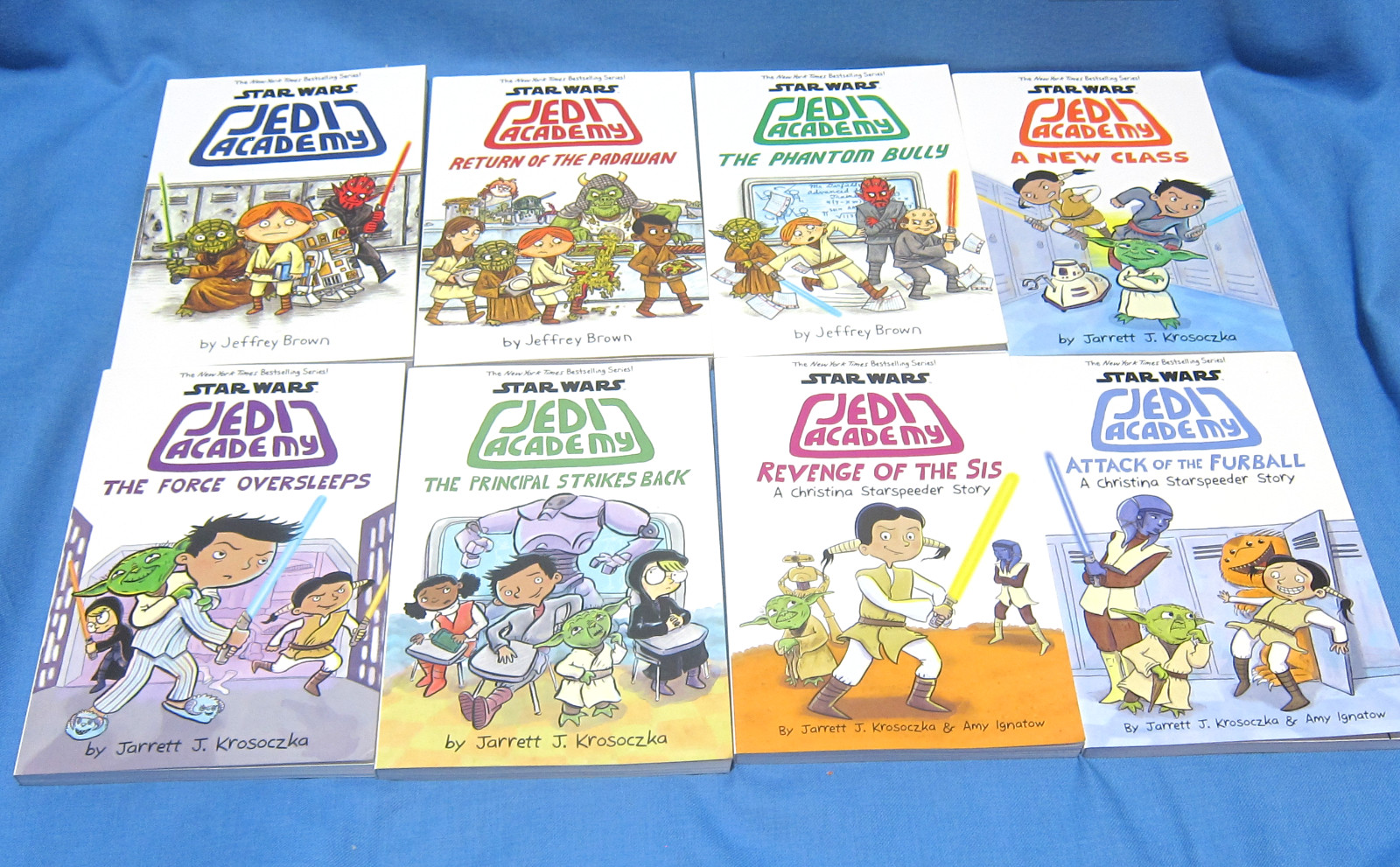 Star Wars Jedi Academy Hyperspace 8 Book Set Like New No Box