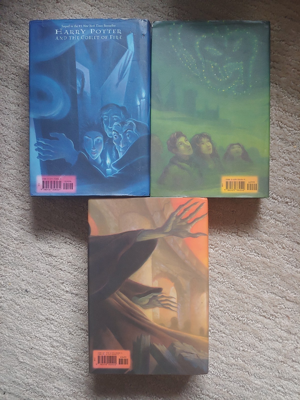 Harry Potter Series, Books 1-7, 1st American Ed, Hardcover, READ DESCRIPTION