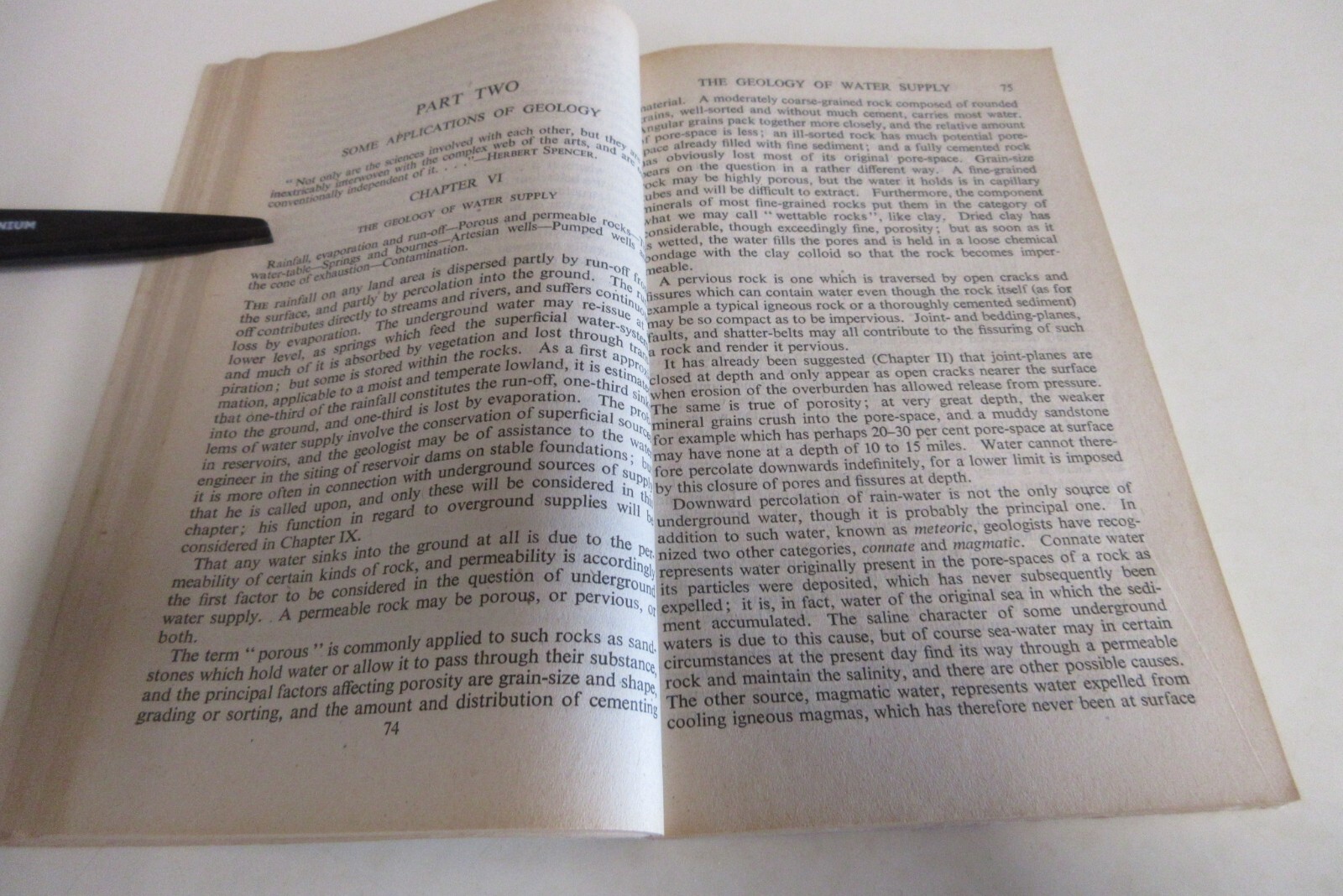Geology in the Service of Man – Fearnsides & Bulman – Pelican – 164 Pages – 1945