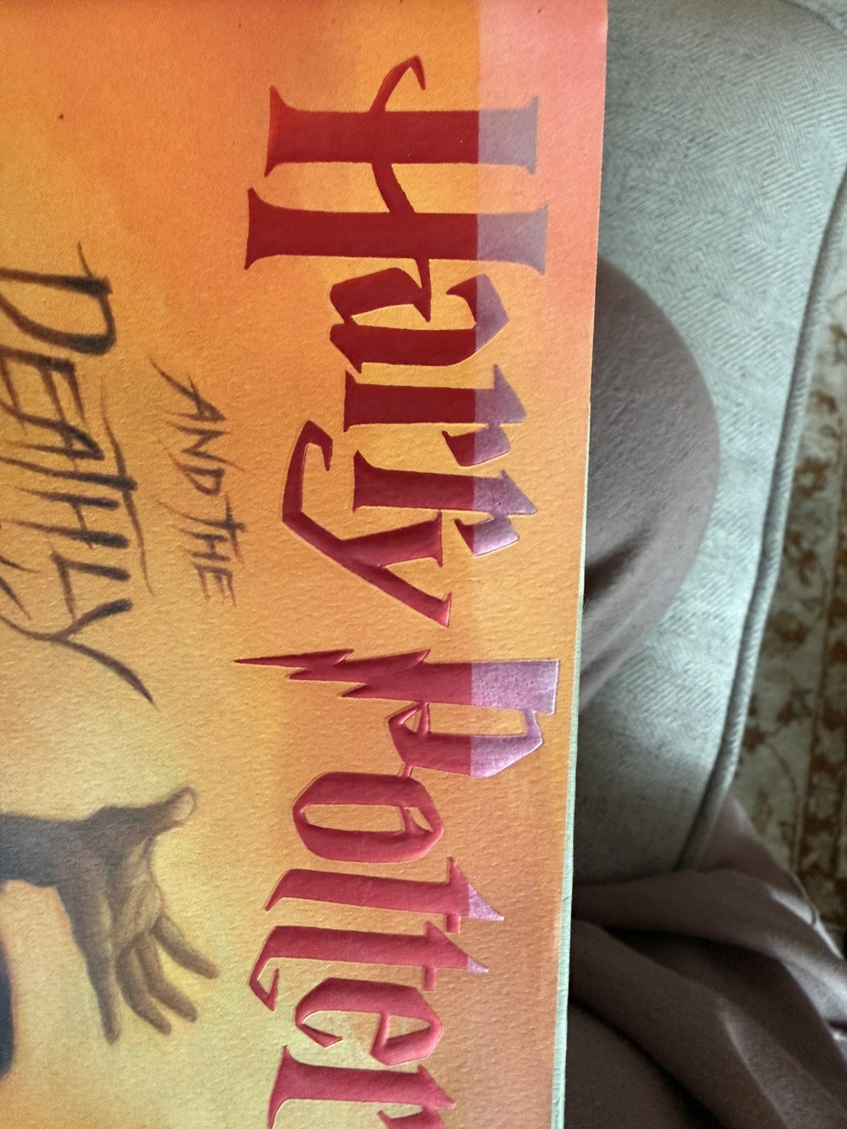 RARE HARRY POTTER And The Deathly Hallows-1st ed/1st printing p. 759 & Dust err