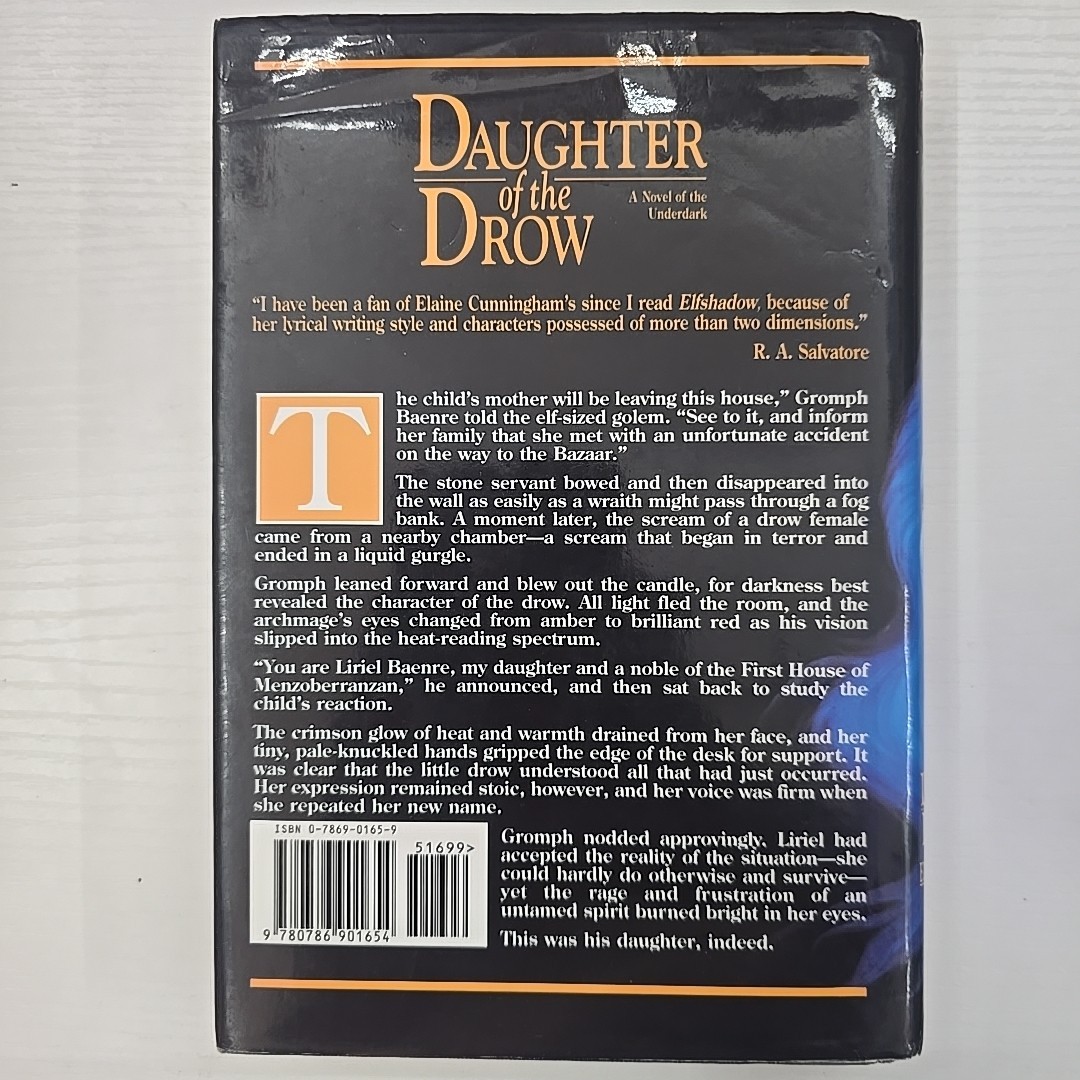 Daughter of the Drow by Elaine Cunningham (1995, Hardcover)