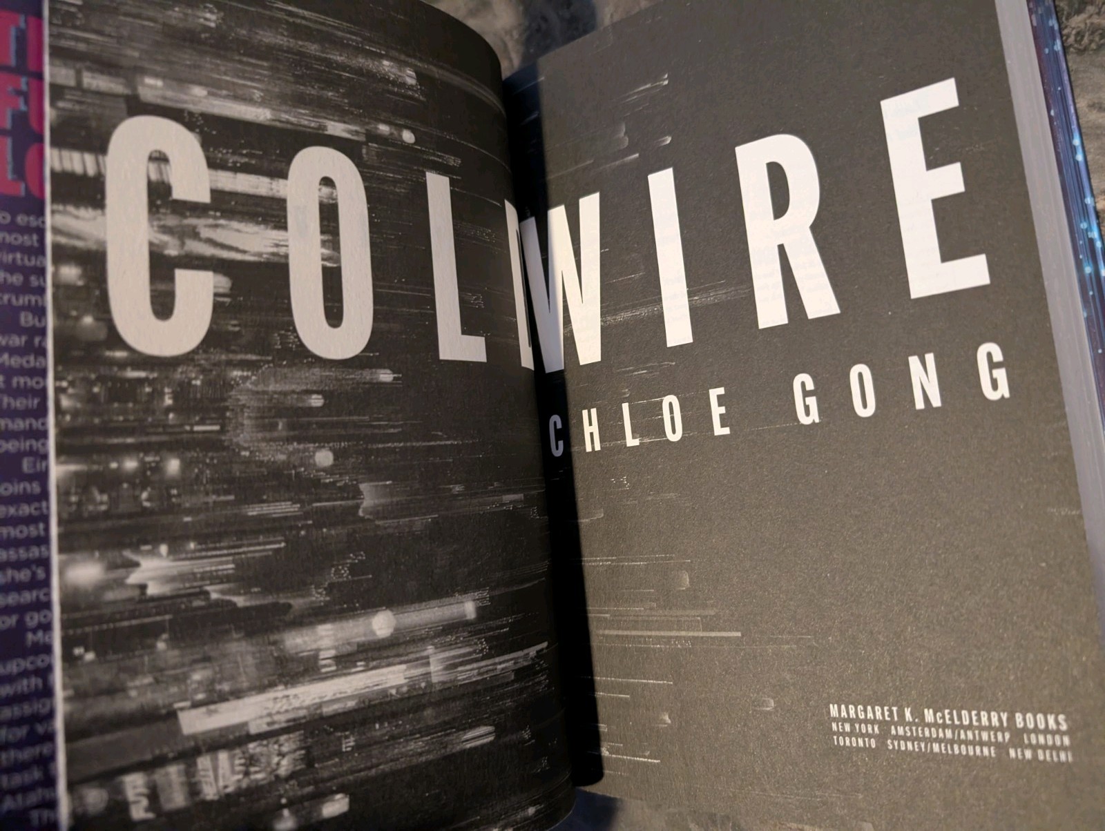 Coldwire by Chloe Gong 2025 B&N Exclusive Edition Like New First Edition