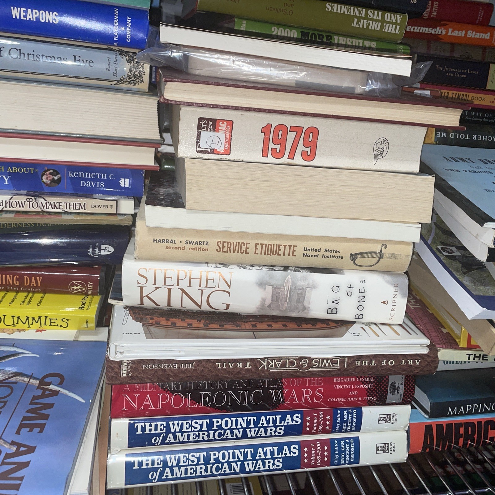 RANDOM Lot of 5 Military Books Revolutionary War Us History Founding Soldiers
