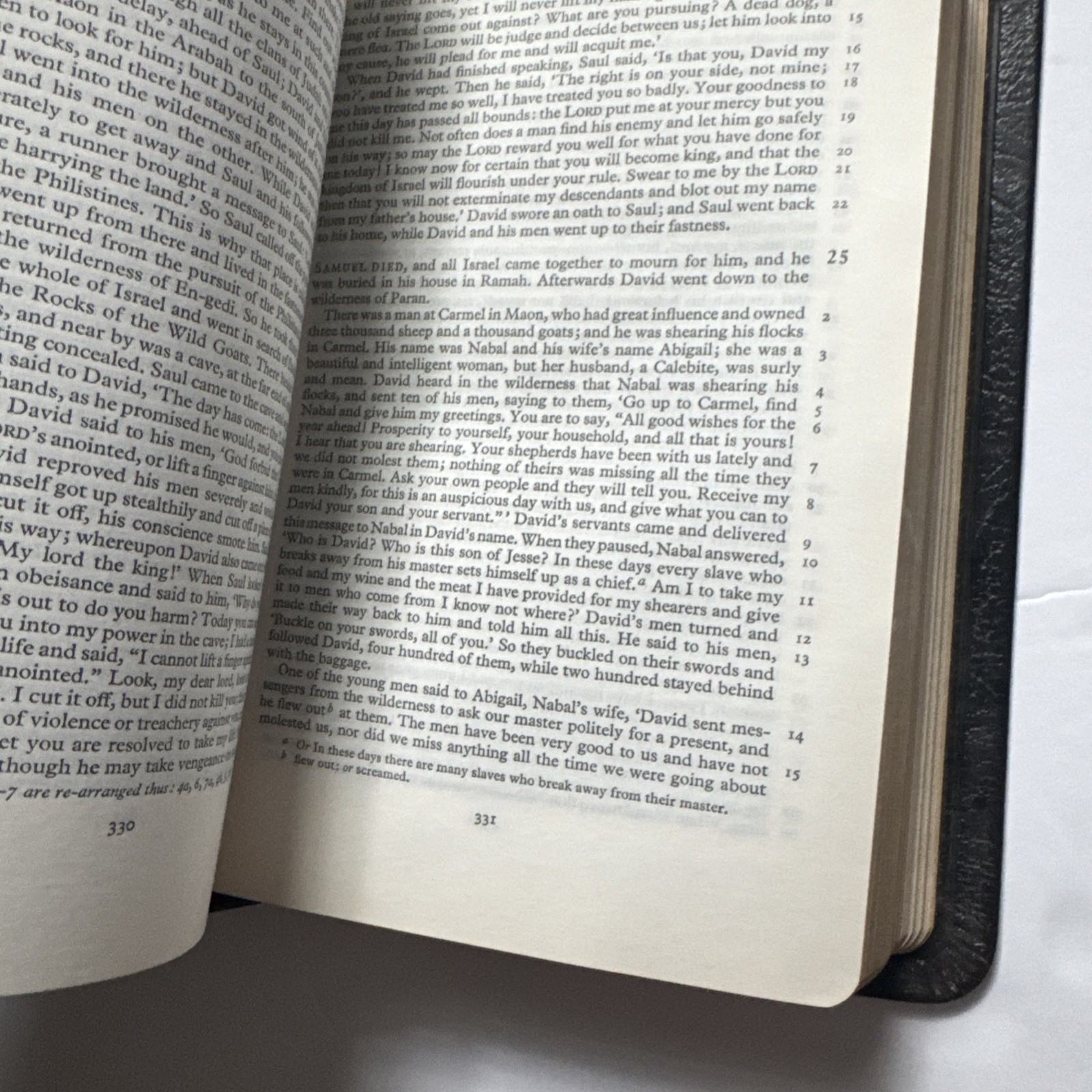 Cambridge New English Bible NEB Water Buffalo Calfskin Leather Apocrypha 1971