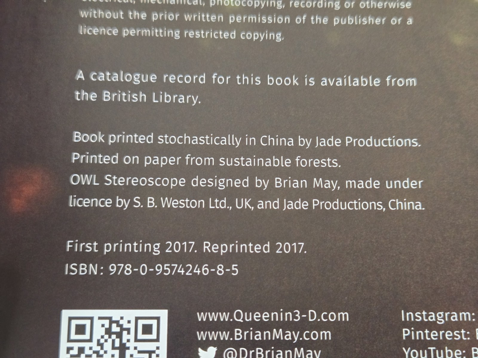 Queen In 3D by Brian May (Hardcover) – Stereo Book + Life Magazine