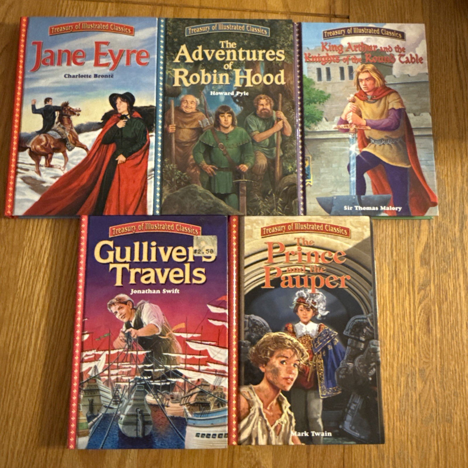 Lot of 5 Dalmation Press Children’s & Treasury Of Illustrated Classics Books HC