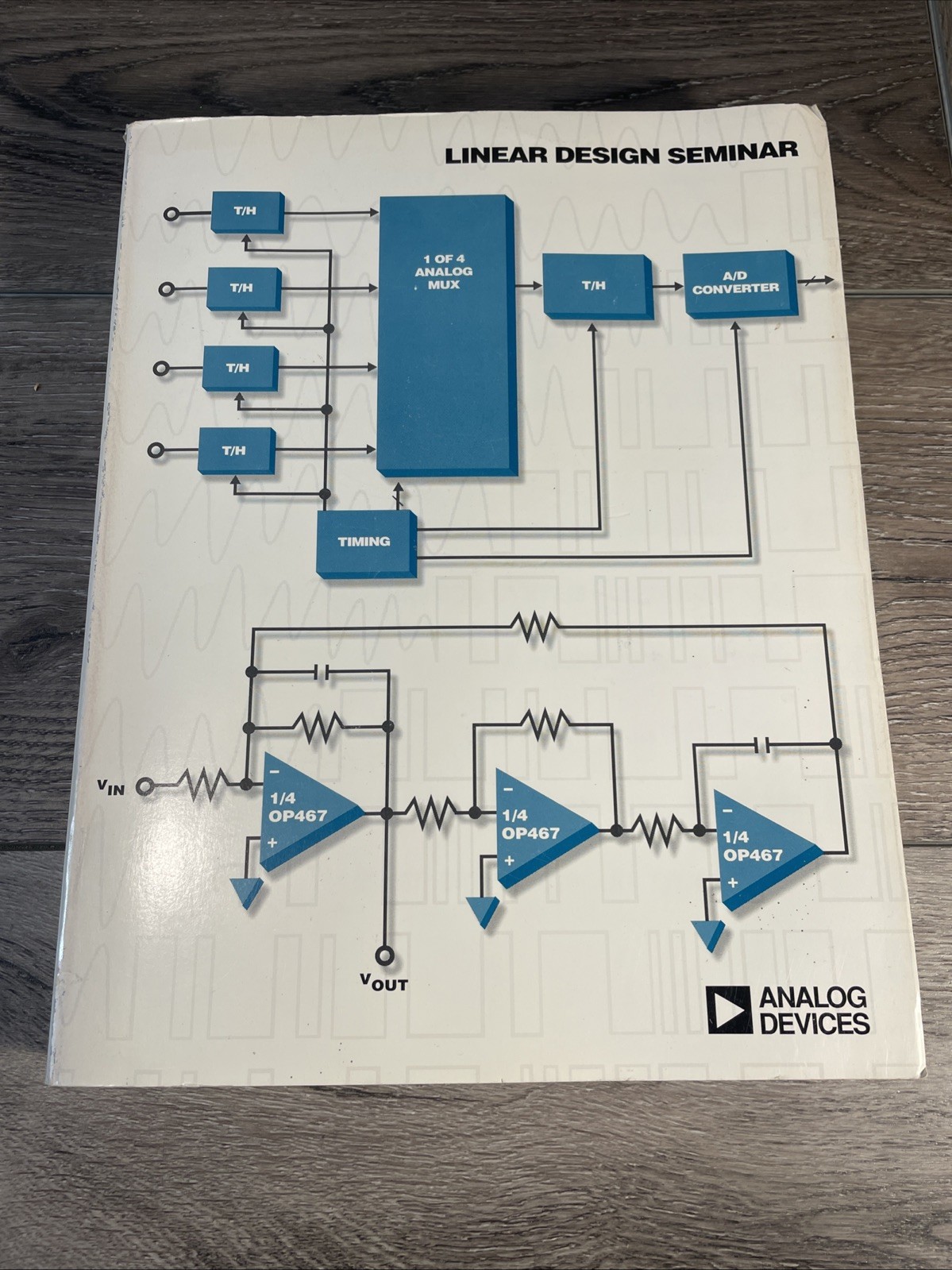 LINEAR DESIGN SEMINAR Analog Devices By Walt Kester *Excellent Condition* 1995