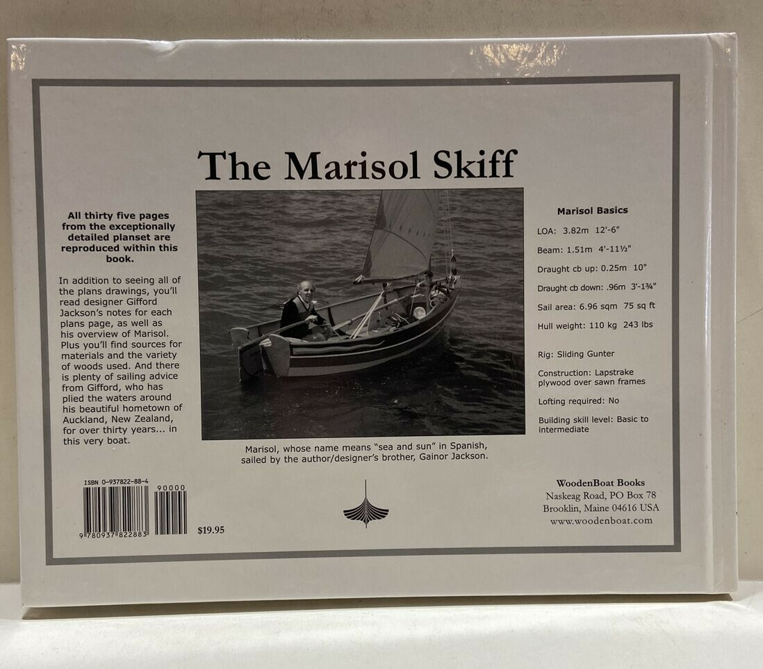 The Marisol Skiff By Gifford Jackson (2005 Hardcover) Includes Building Plans