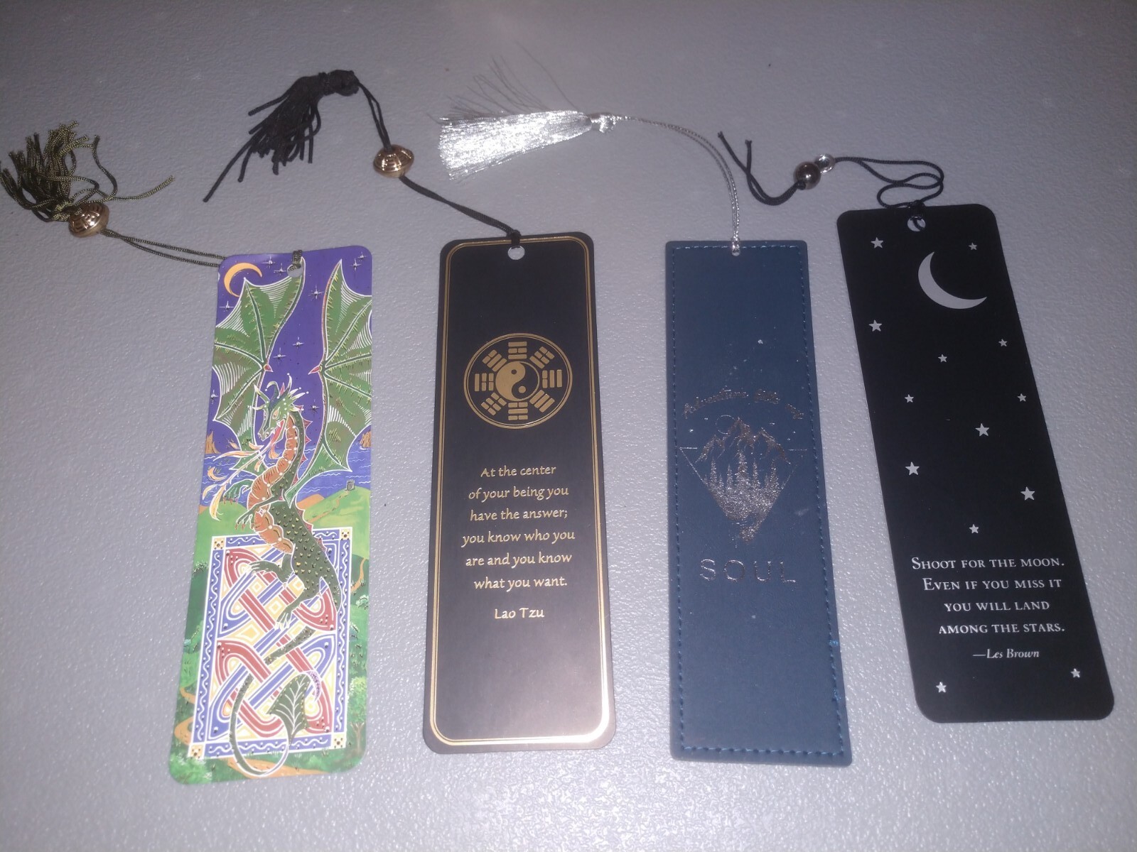 Peter Pauper Press Various Bookmarks, Lot Of 4 Bookmark Pre-owned