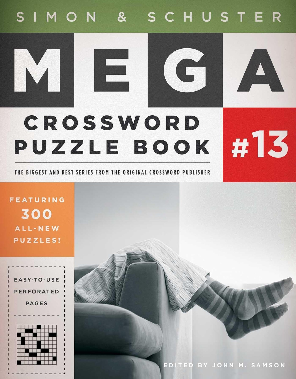 Simon & Schuster Mega Crossword Puzzle Book #13 – paperback Samson, John M.