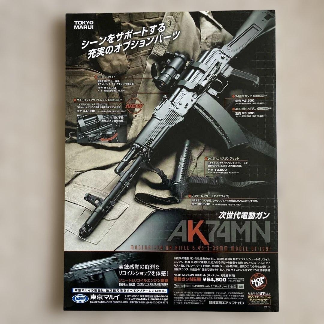 TOKYO MARUI COMMAND Vol.2 Special Edition Magazine AK74MN Guide 58 Pages