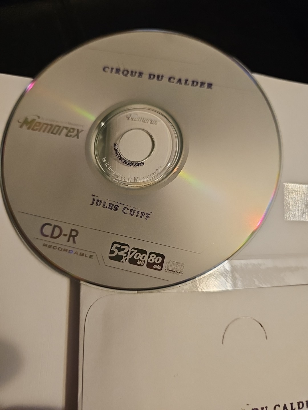 Cirque Du Calder Hand-Made Limited Edition Book Signed Canal Paper & CD Version