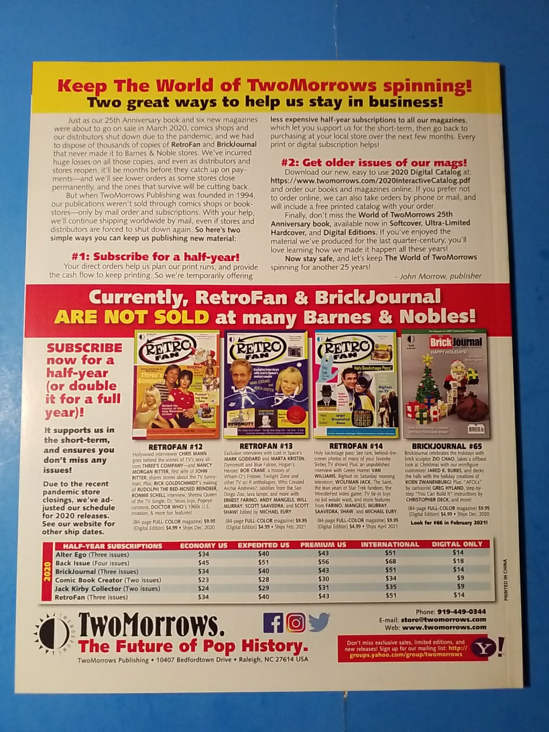 Comic Book Creator Magazine Summer 2020 MA5-226