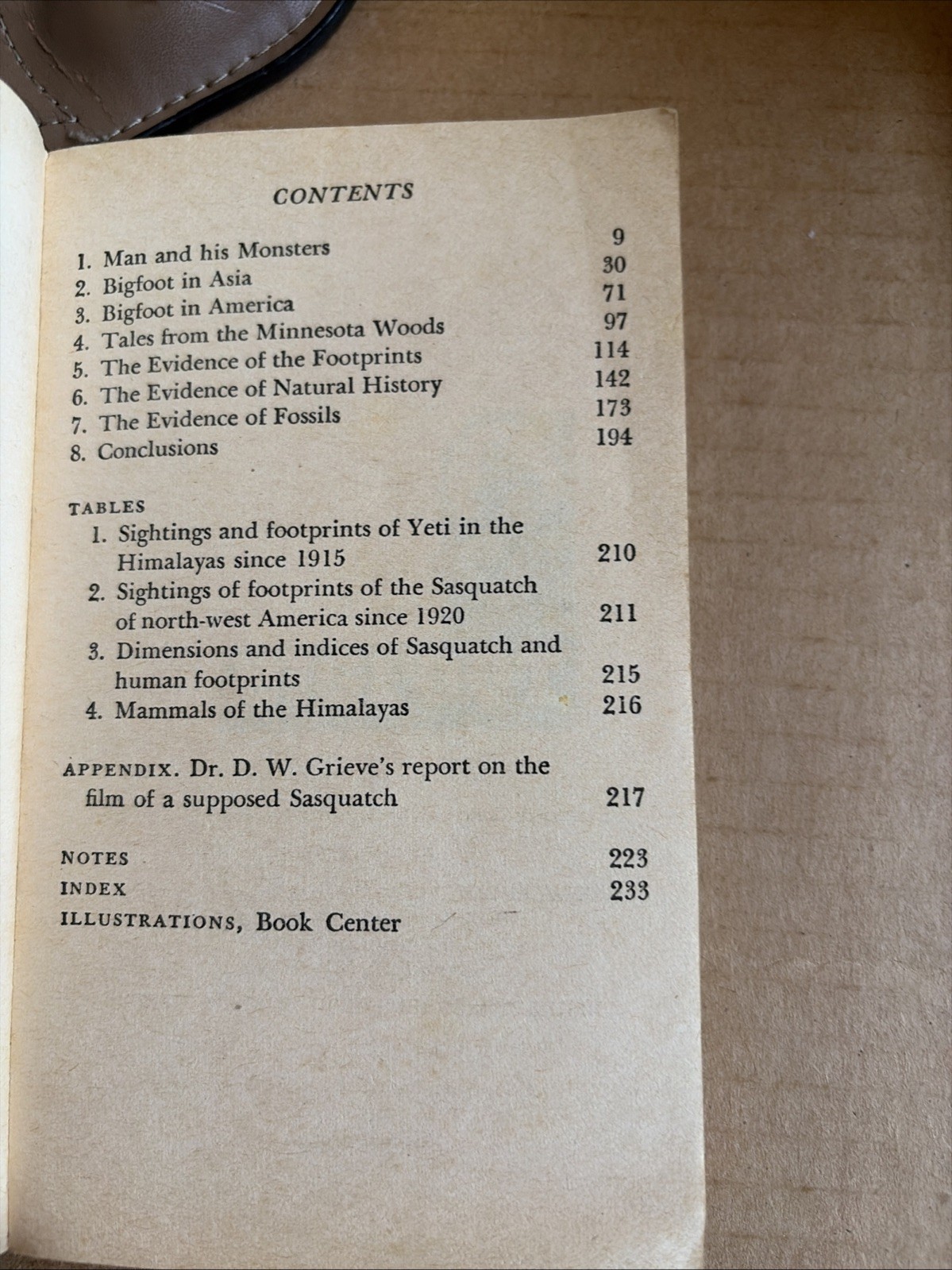 1974 Startling Evidence of Another Form of Life on Earth Now! BIGFOOT paperback