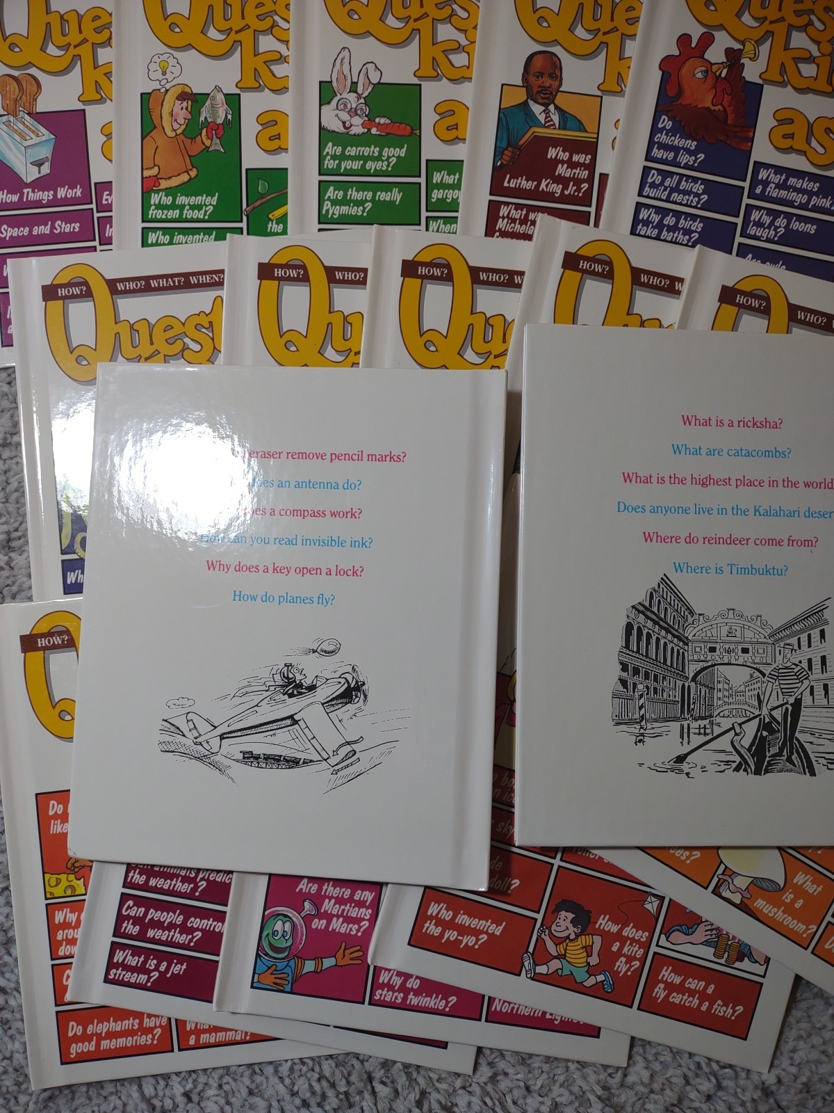 Questions Kids Ask Hardcover Books 1988 – Lot Of 17