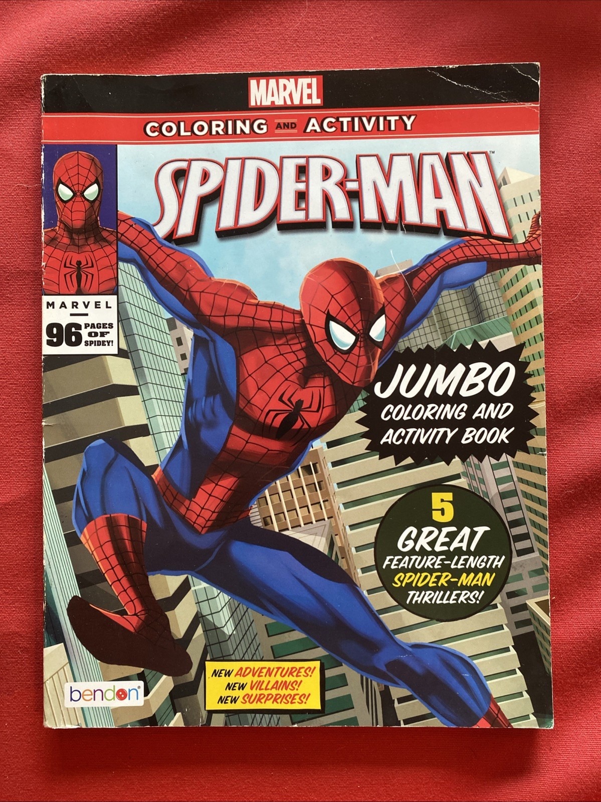 2013 Spiderman Jumbo Coloring Book Nice