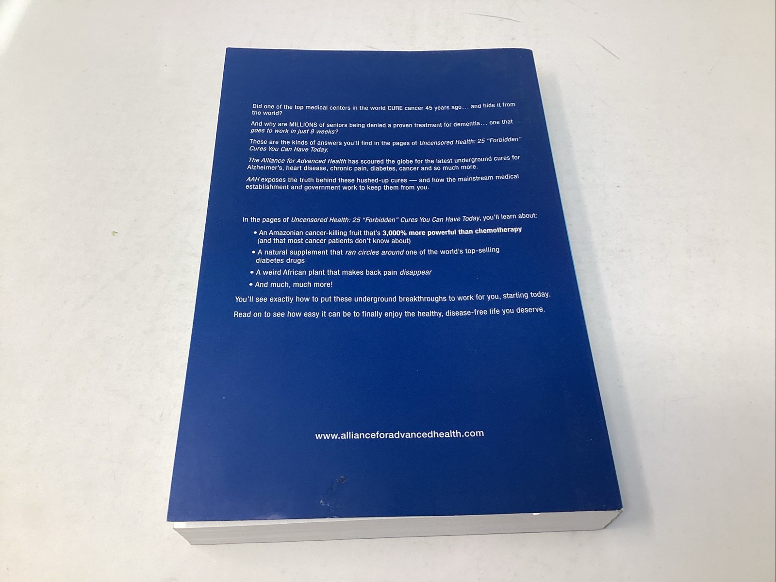 Uncensored Health : 25 Forbidden Cures You Can Have Today – Vol. 2 – Paperback
