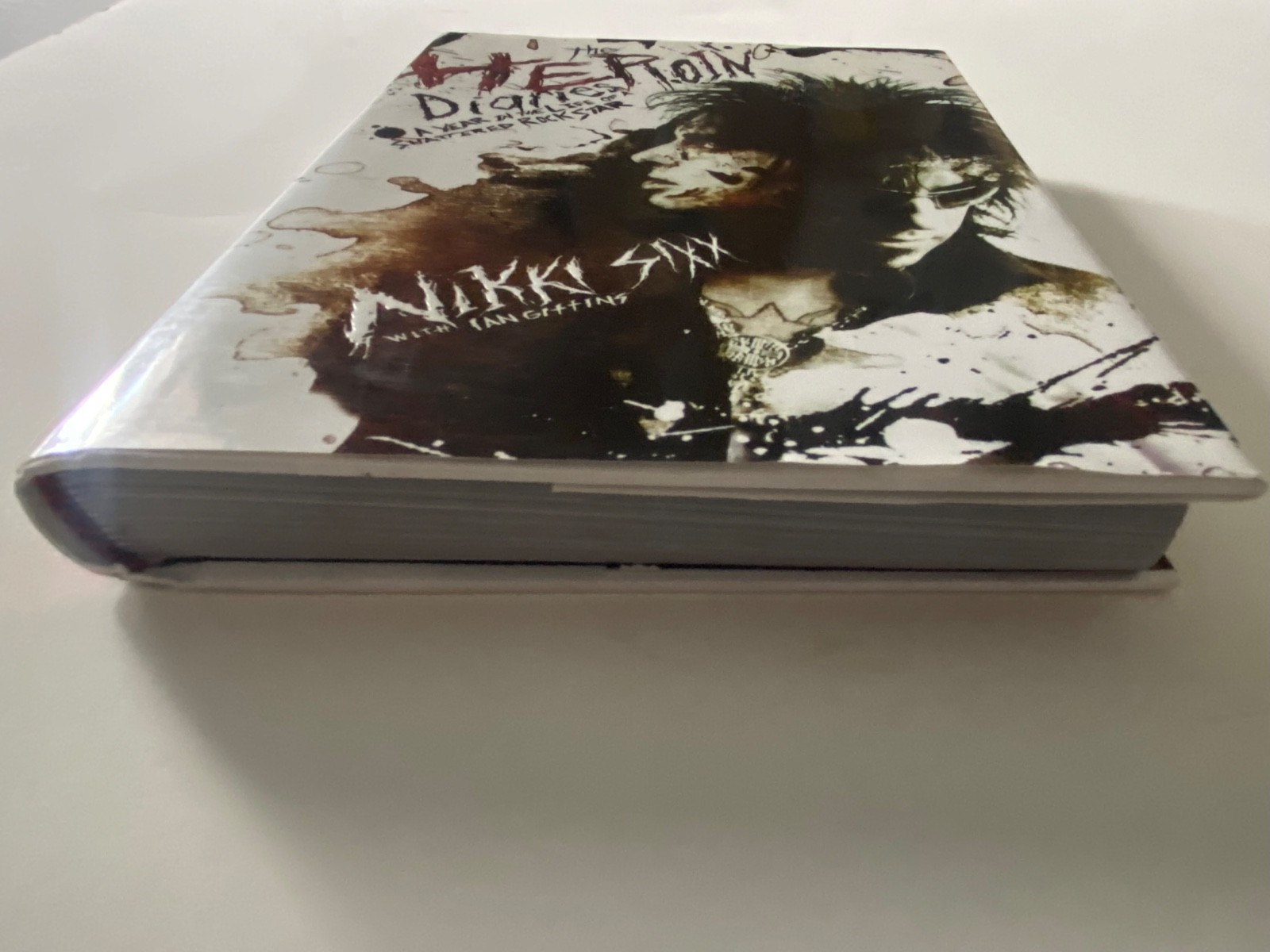 SIGNED Nikki Sixx : The Heroin Diaries 2007 1st Ed / 1st Print HCDJ ~ ACCEPTABLE