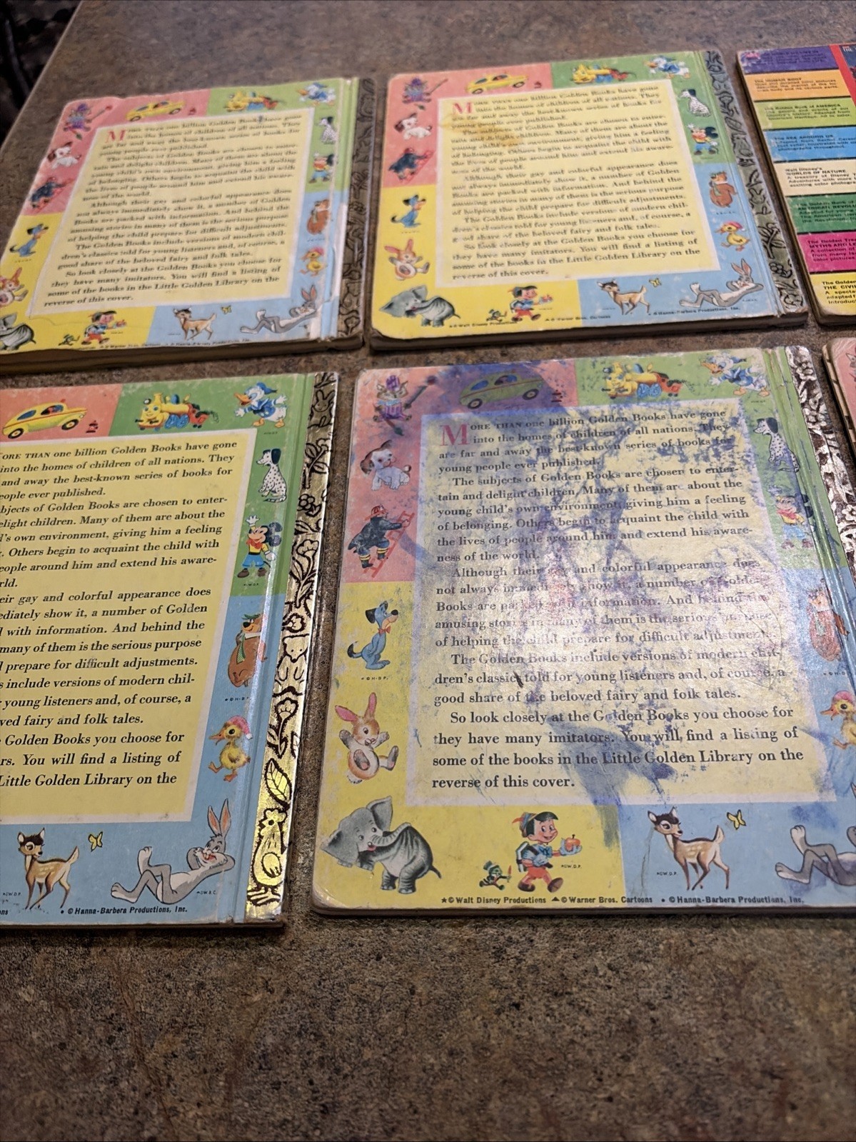VTG LITTLE GOLDEN BOOKS LOT OF 8 Hardcover BOOKS