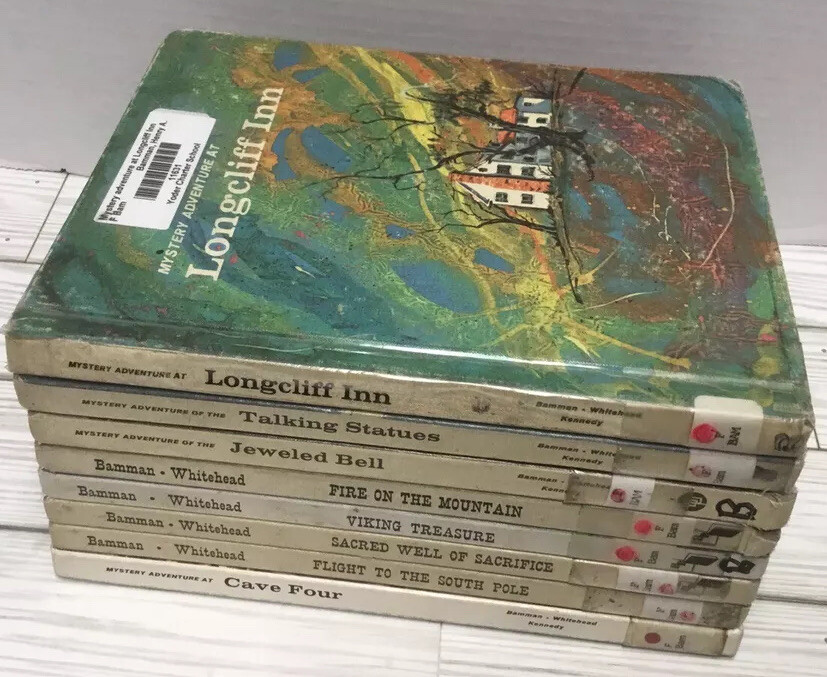 HENRY BAMMAN Mystery Adventure VTG 1960’s Book Lot 8 includes Longcliff Inn +