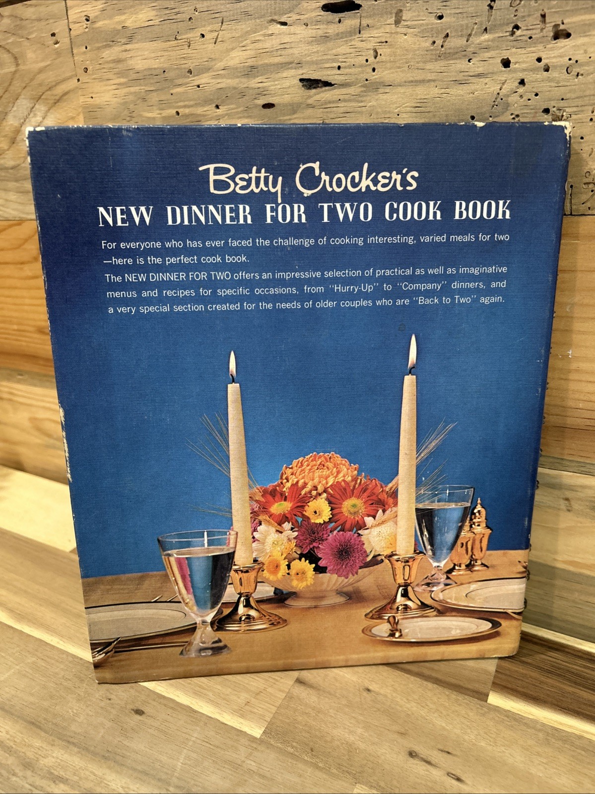 Vintage BETTY CROCKER’S “Dinner For Two” Cook Book Fun For Display! And To Use!