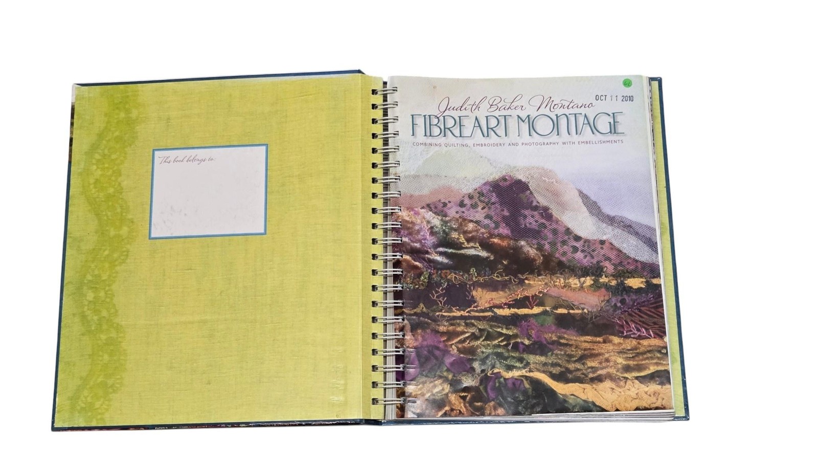 Quilting Embroidery Fibreart Montage Patterns by Judith Baker Montano Hardcover