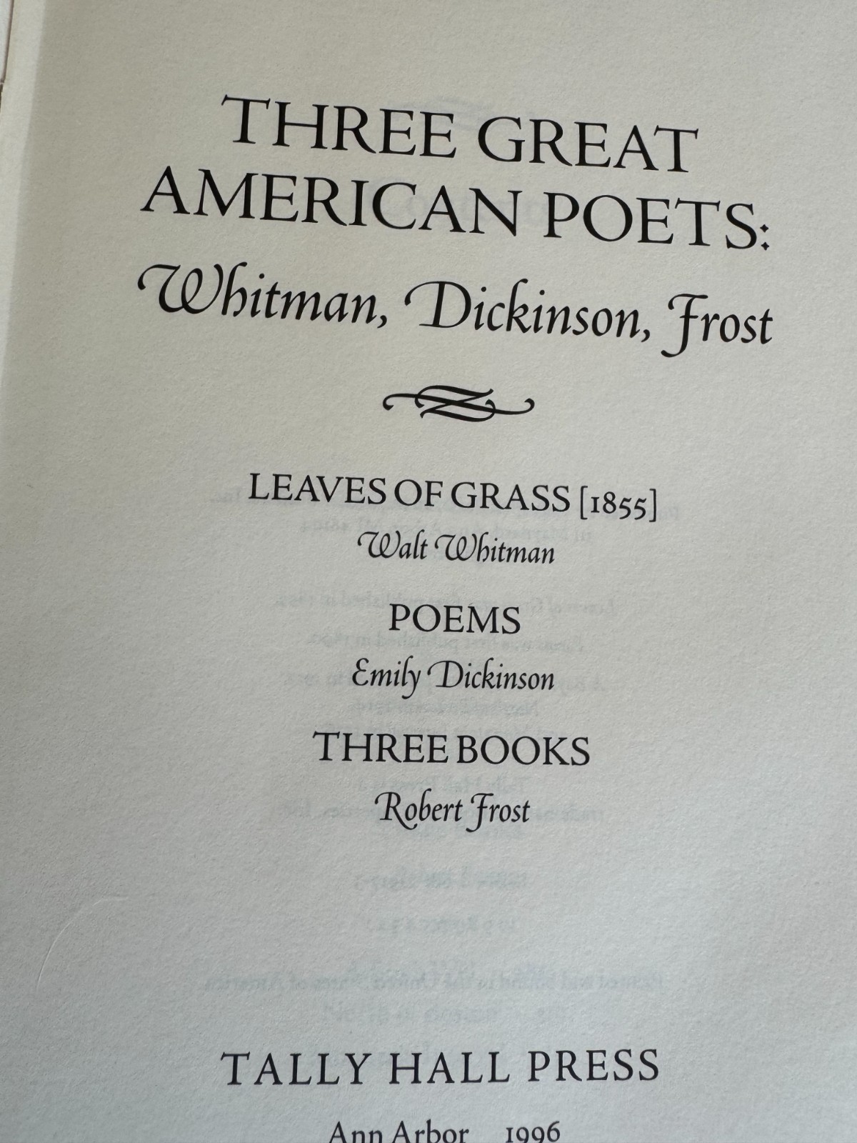 4 Leatherbound Classic Literature Book Lot Poe O Henry Whitman Dickinson Frost
