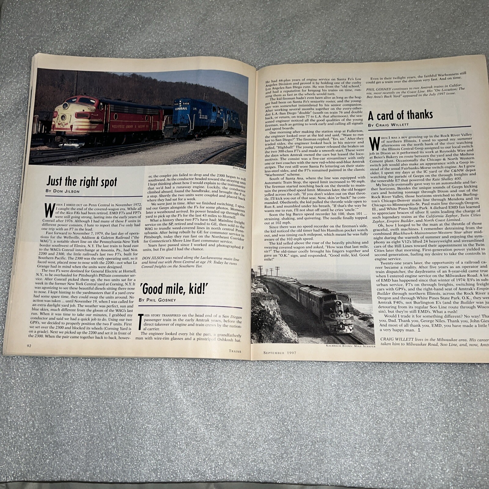 TRAINS Magazine, September 1997 EMD Locomotives 75 Years Collectors Edition T69