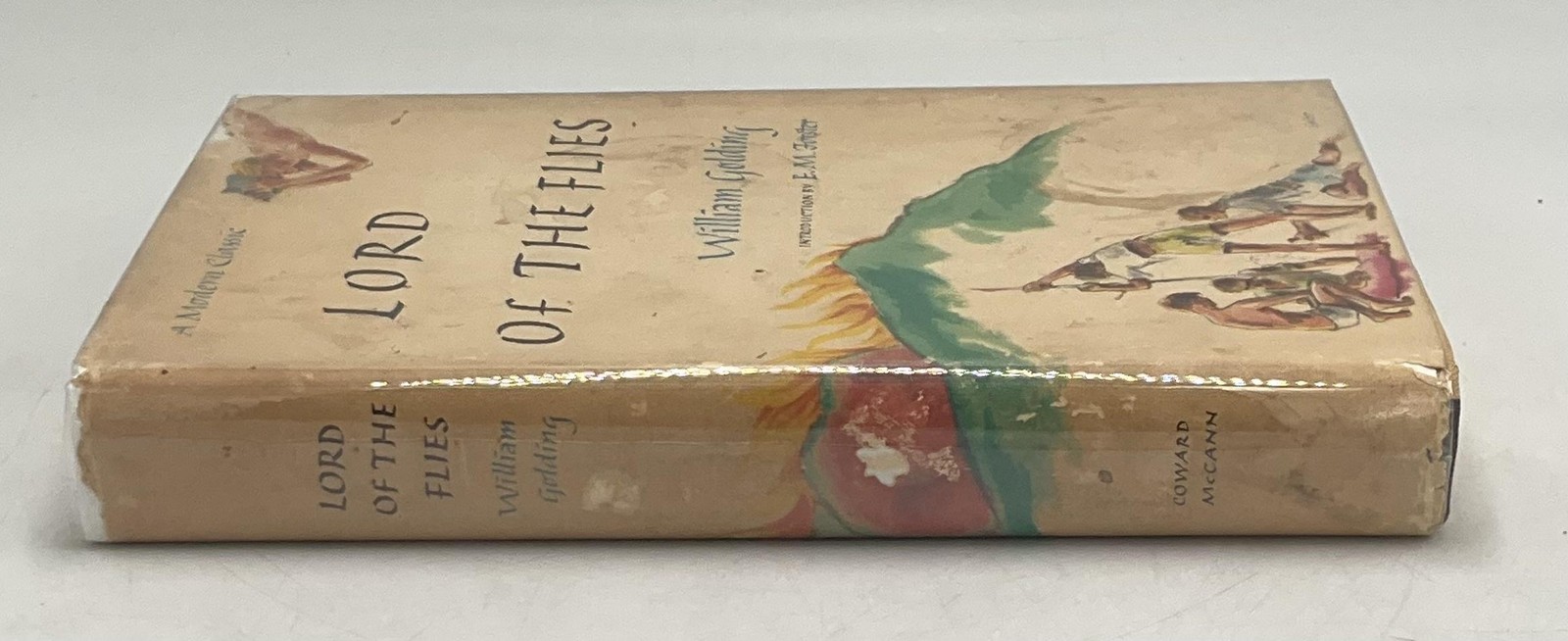 Vintage Lord Of The Flies William Golding Coward-McCann HC Tan DJ 1962 USA