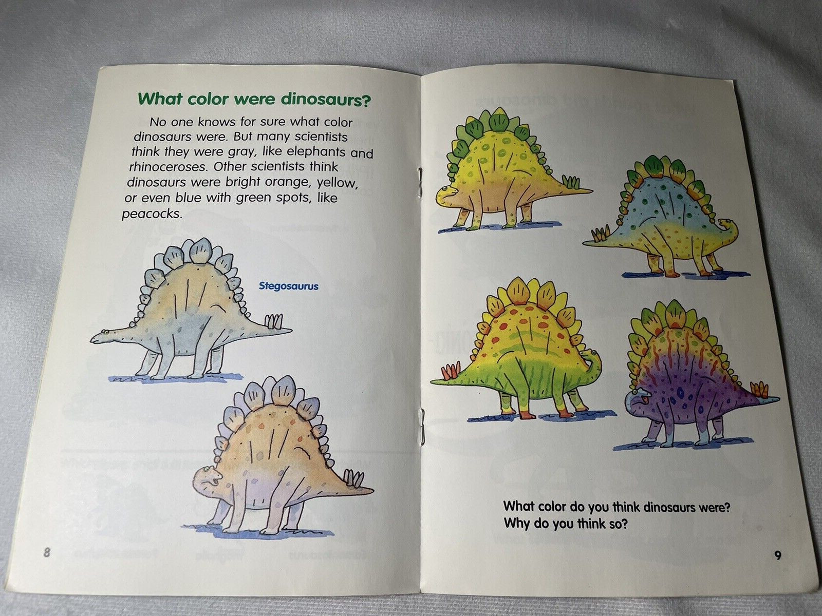 Scholastic Science Library Dinosaurs Paperback Book #555