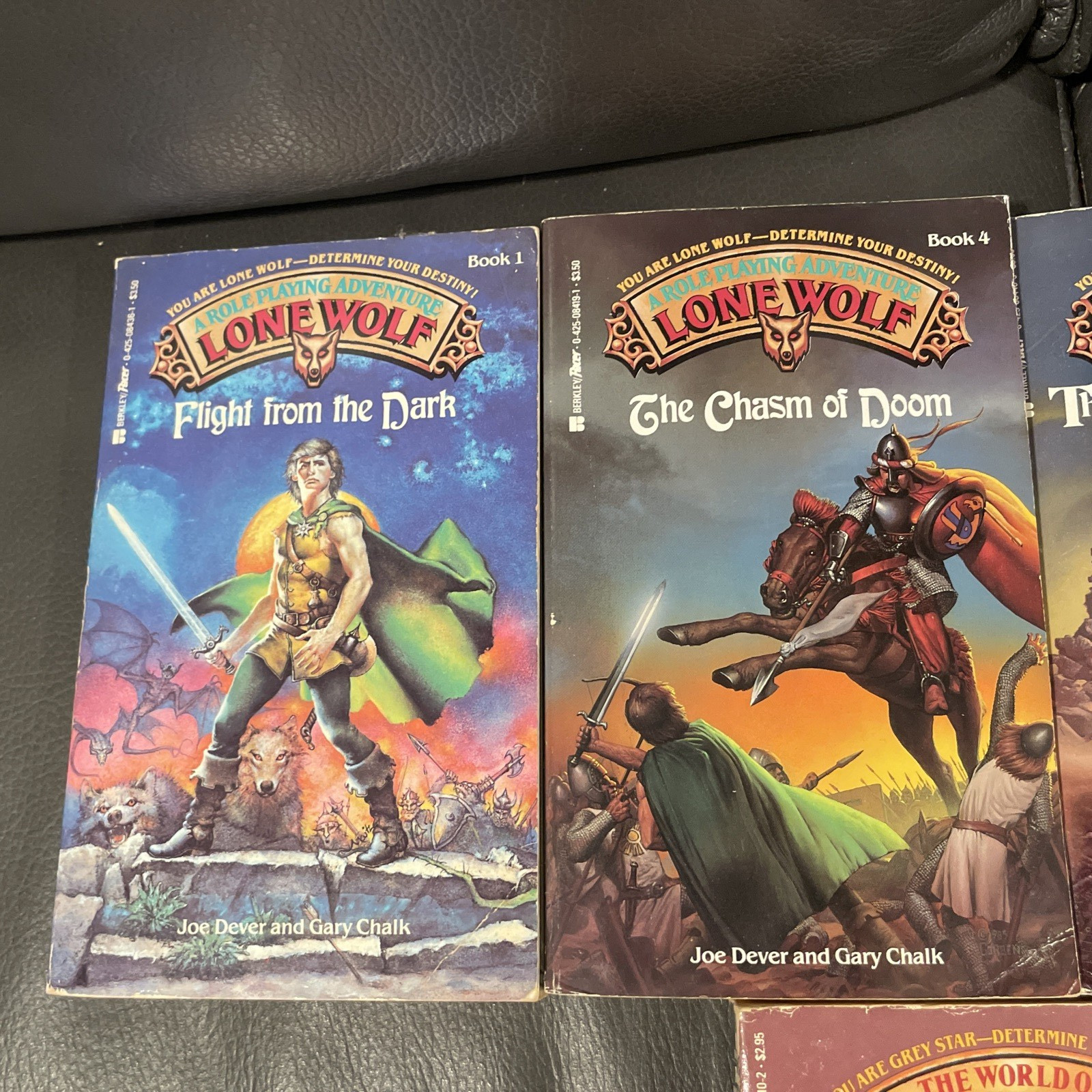 7 Lone Wolf 1 4 6 7 9 Joe Dever Role Playing Adventure Game Books RPG World of