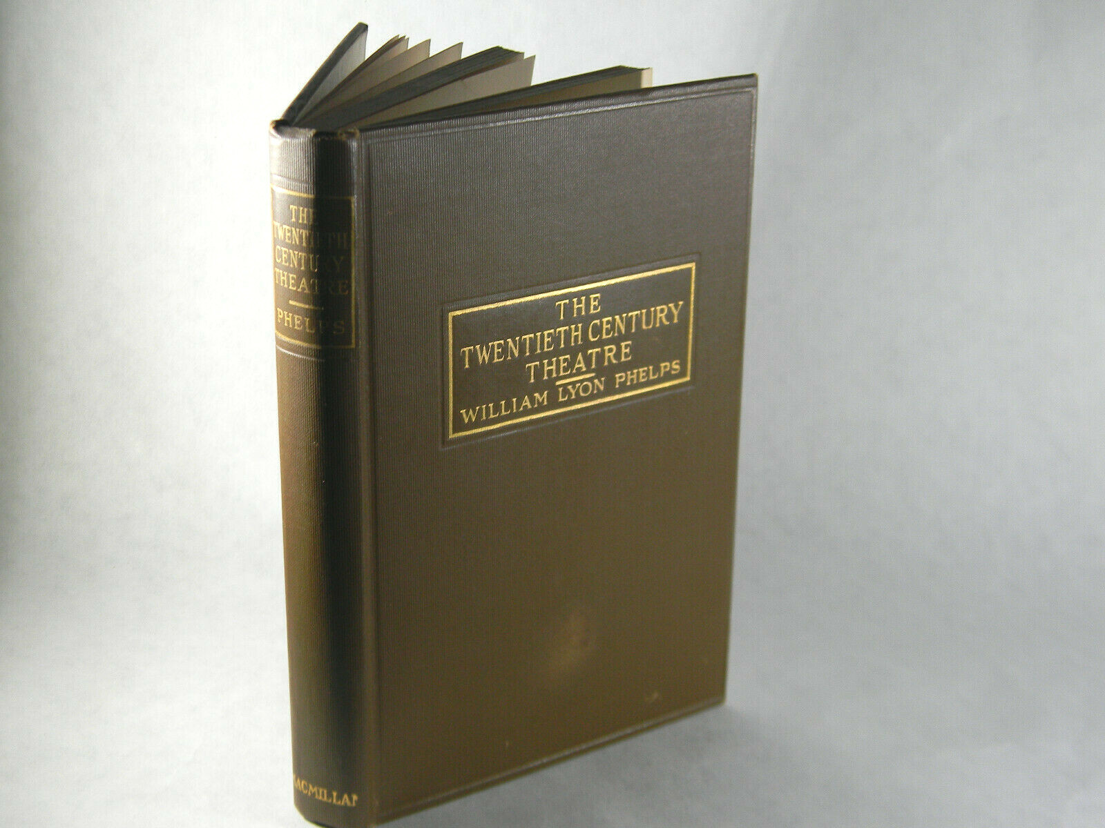 The Twentieth Century Theatre by William Lyon Phelps 1918 VG Book HC