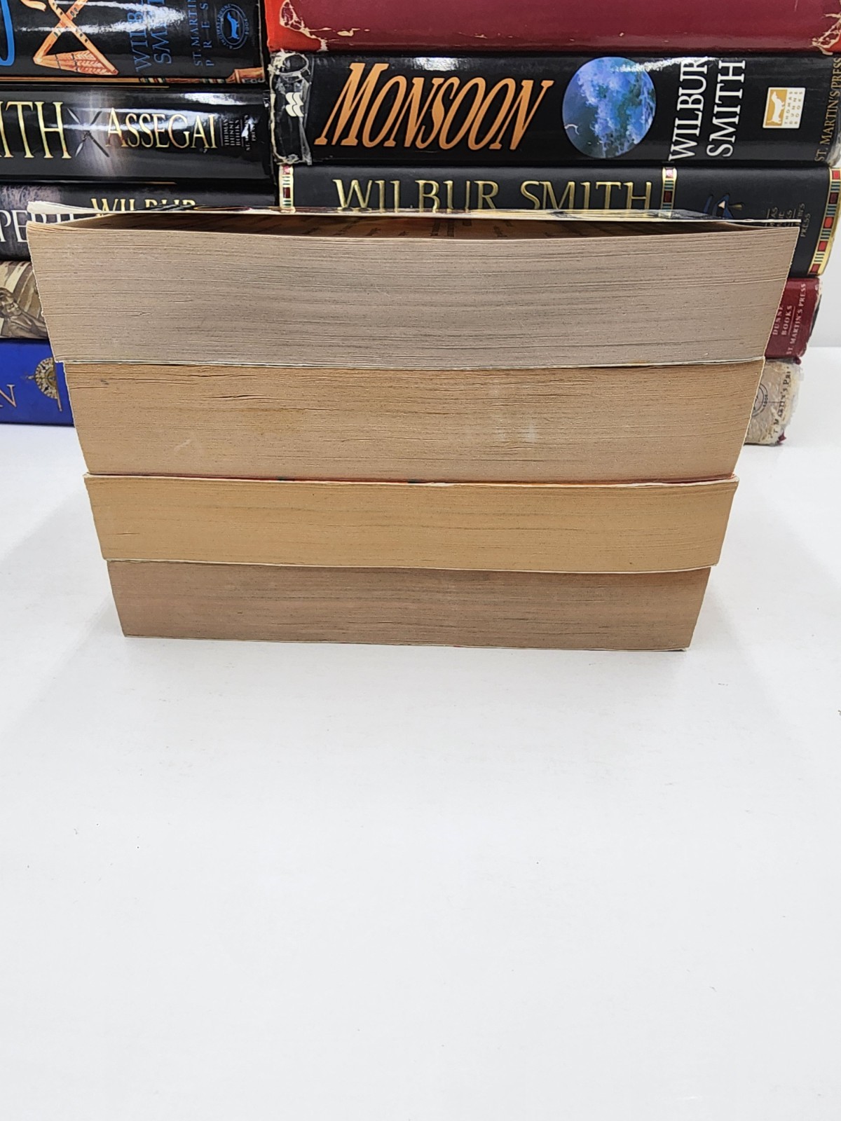 Lot of 18 Wilbur Smith Adventure Novels – Paperback/Hardcover Mix Acceptable